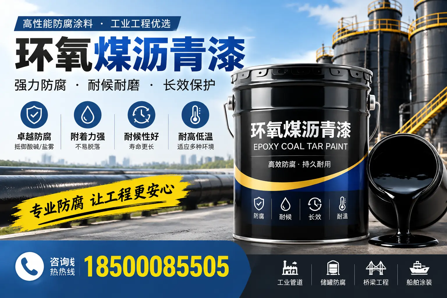 环氧煤沥青漆的施工方法与注意事项，确保在贵阳顺利完成