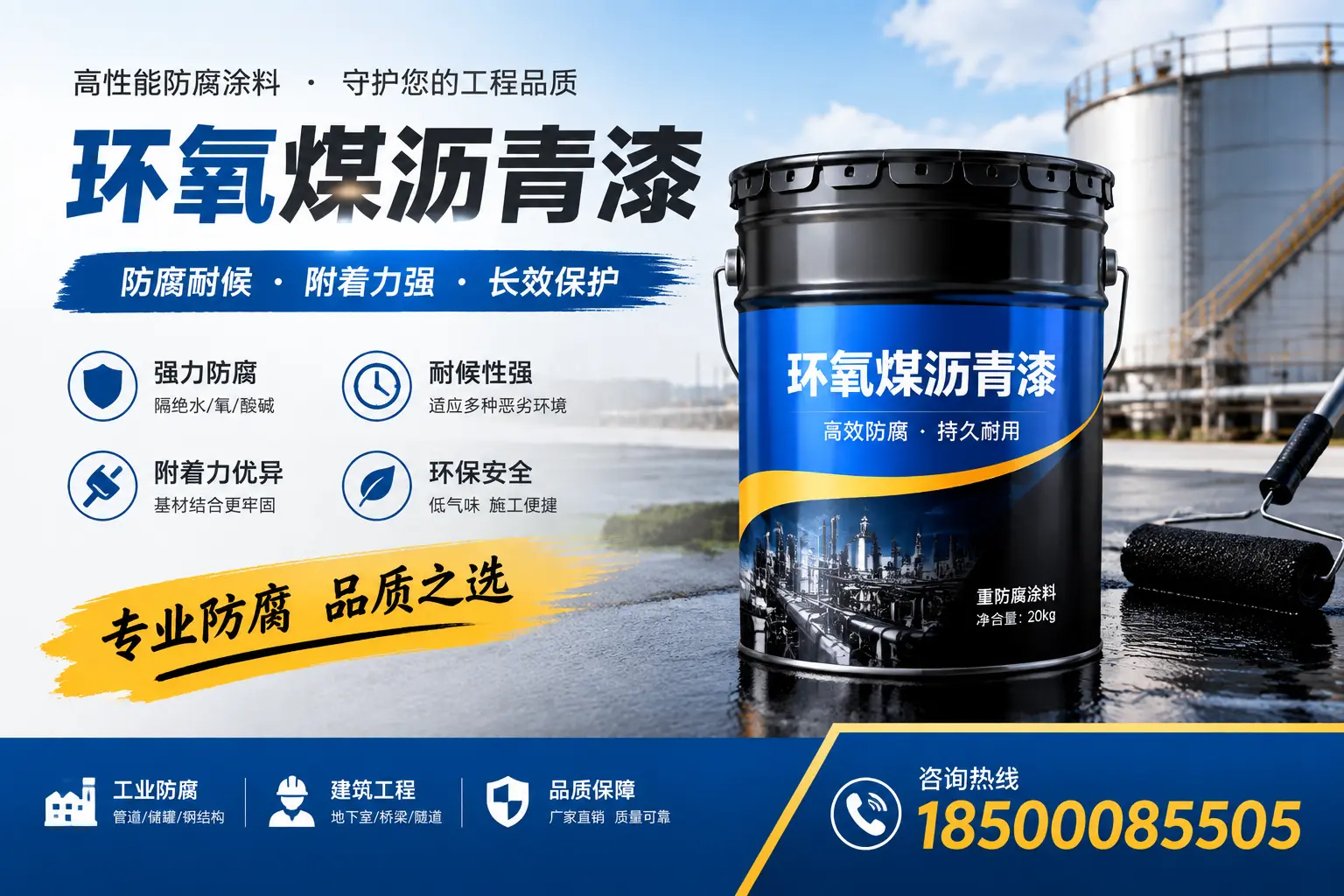 如何选择适合的环氧煤沥青漆？贵阳市场选型指南